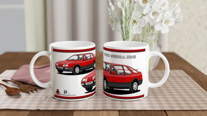 Ford Sierra XR4i in Red Art Mug