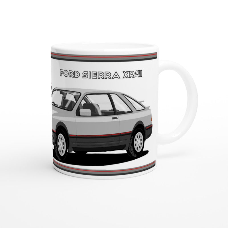 Ford Sierra XR4i in Silver Art Mug