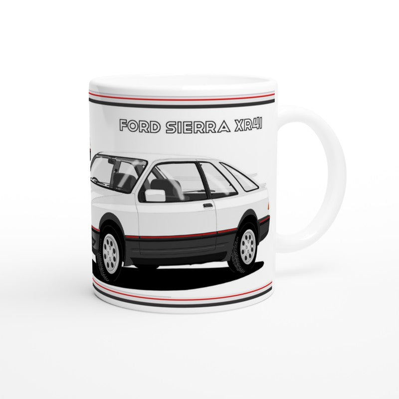 Ford Sierra XR4i in White Art Mug