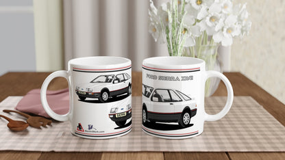 Ford Sierra XR4i in White Art Mug