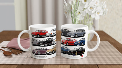 Ford Sierra Multi Car Mug