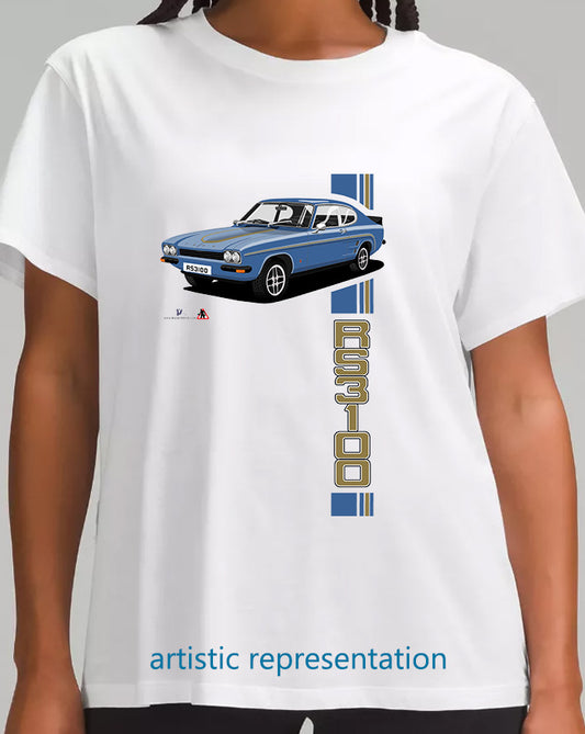 Ford Capri Mk1 RS3100 in  Blue T Shirt