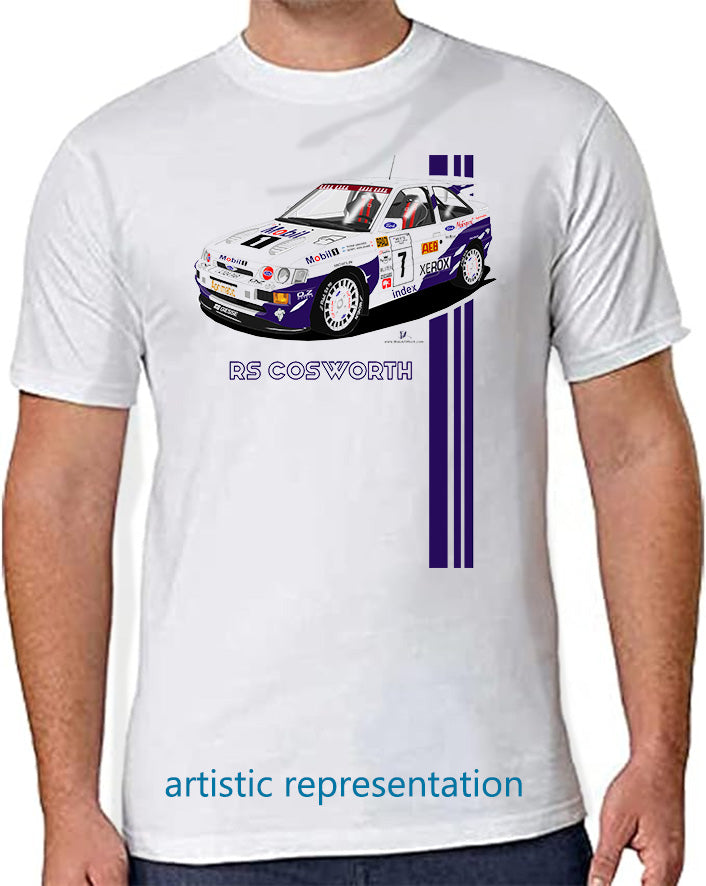 Ford Escort Cosworth 1000 Lakes Rally T Shirt