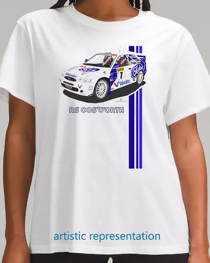 Ford Escort Cosworth Monte Carlo Rally T Shirt