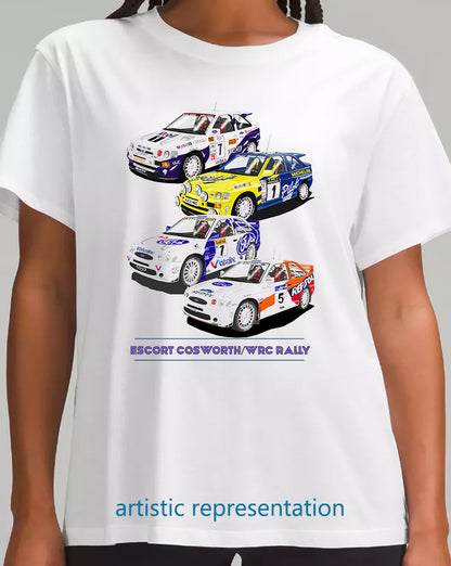 Ford Escort Cosworth & WRC Rally T Shirt