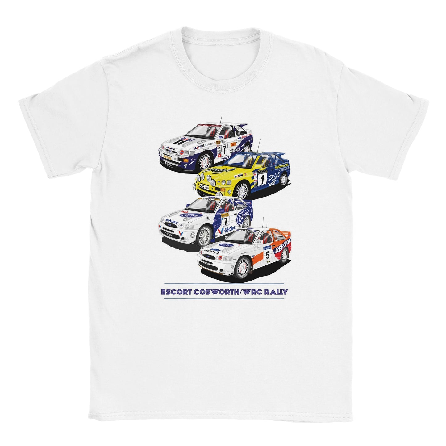 Ford Escort Cosworth & WRC Rally T Shirt