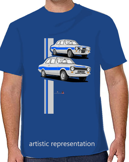 Ford Escort Mk1 RS2000 in Silver T Shirt