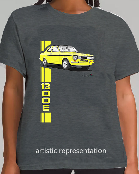 Ford Escort Mk1 1300E in Yellow T Shirt