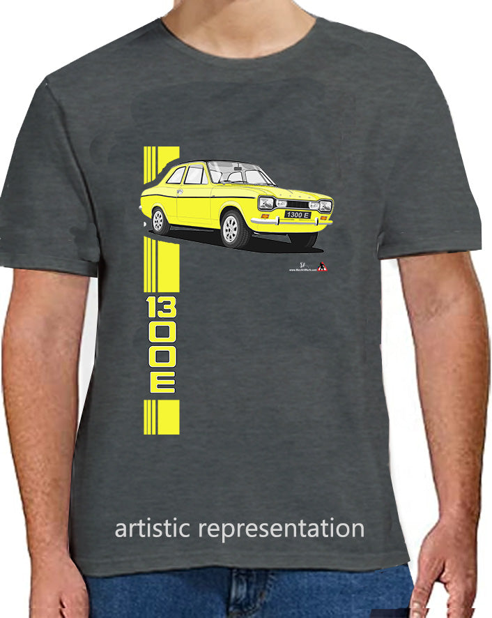 Ford Escort Mk1 1300E in Yellow T Shirt