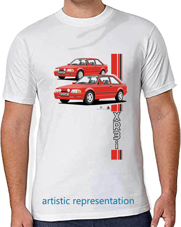 Ford Escort Mk4 XR3i in Red T Shirt
