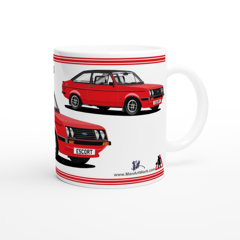 Ford Escort Mk2 RS2000  Mug (Red Car) Mug