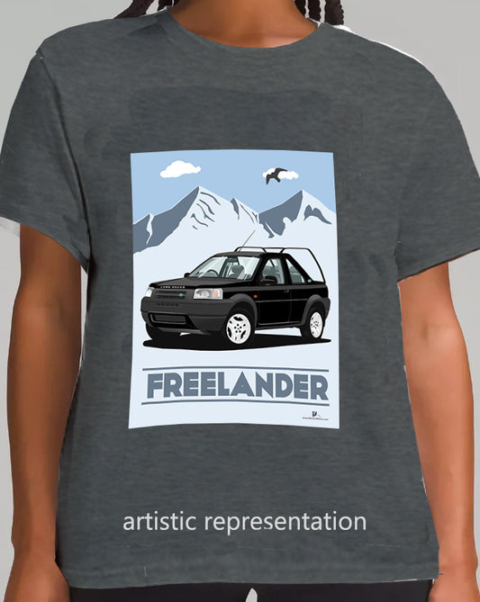 Land Rover Freelander 1 3 Door in Black Art T Shirt