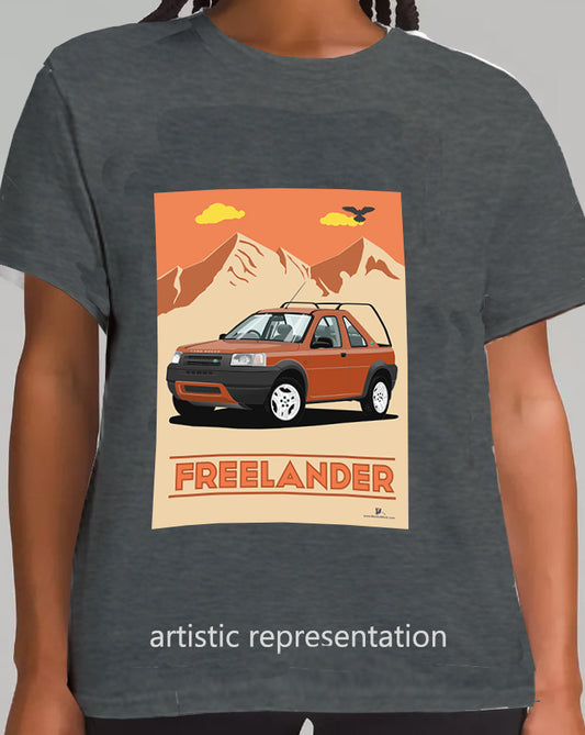 Land Rover Freelander 1 3 Door in Orange Art T Shirt