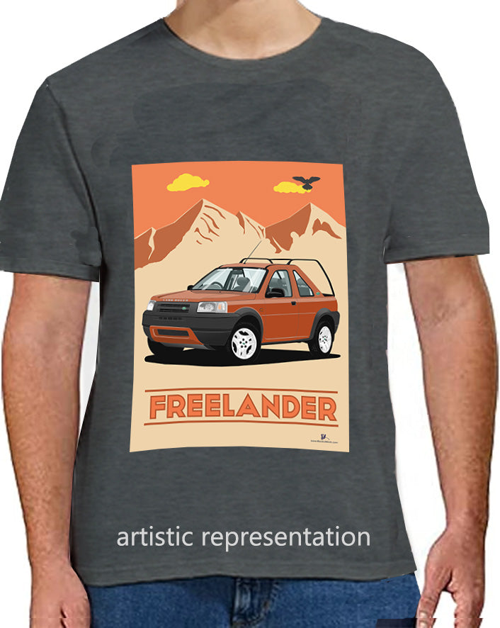 Land Rover Freelander 1 3 Door in Orange Art T Shirt