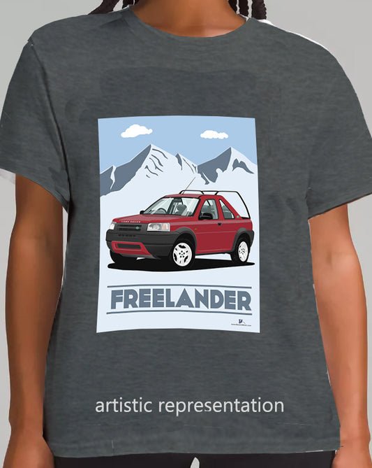 Land Rover Freelander 1 3 Door in Red Art T Shirt
