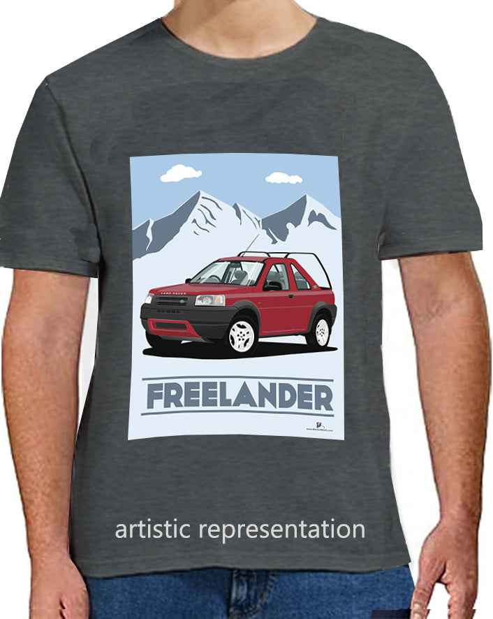 Land Rover Freelander 1 3 Door in Red Art T Shirt