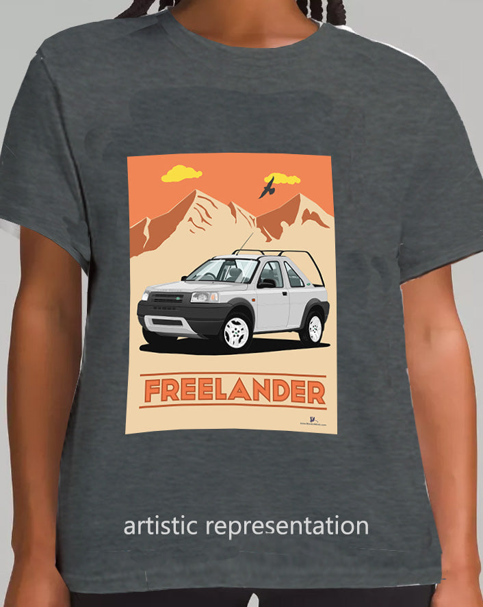 Land Rover Freelander 1 3 Door in Silver Art T Shirt