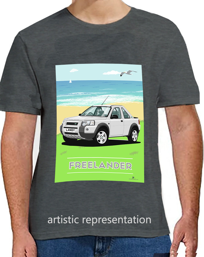 Land Rover Freelander 1 (facelift) 3 Door in Silver Art T Shirt