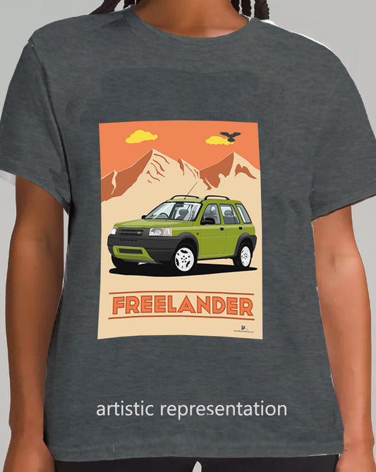 Land Rover Freelander 1 5 Door in Green Art T Shirt