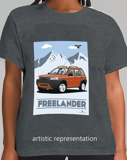 Land Rover Freelander 1 5 Door in Orange Art T Shirt