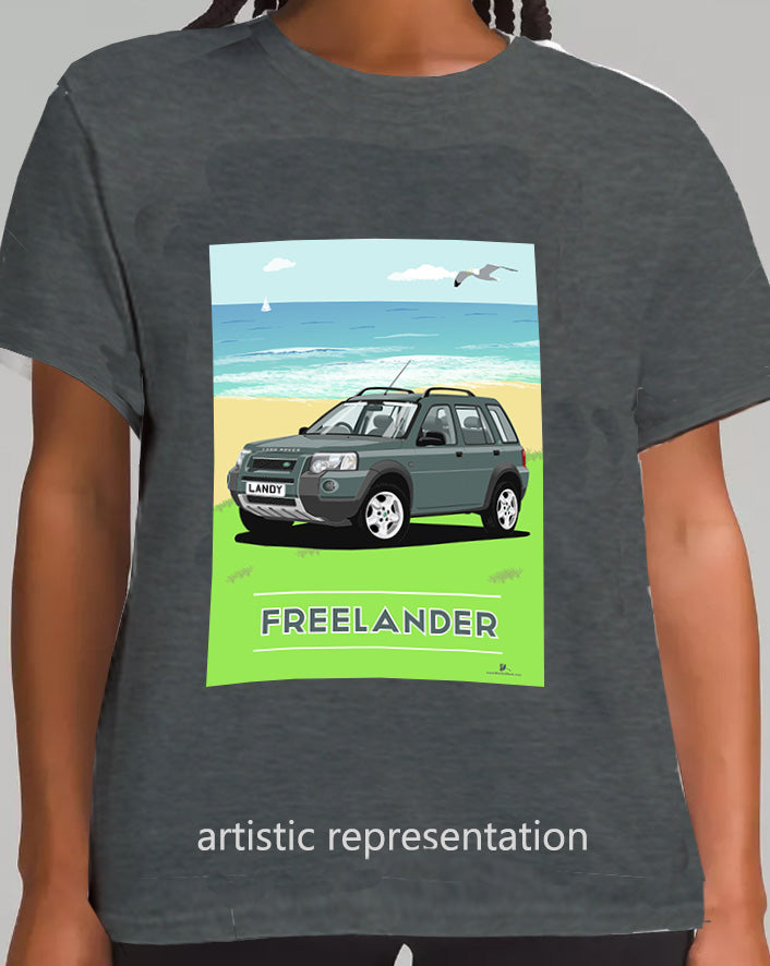 Land Rover Freelander 1 (facelift) 5 Door in Green Art T Shir