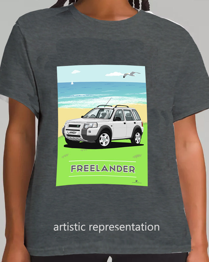 Land Rover Freelander 1 (facelift) 5 Door in Silver Art T Shirt