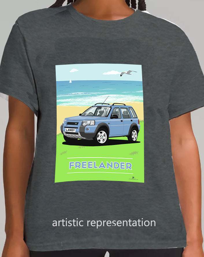 Land Rover Freelander 1 (facelift) 5 Door in Light Blue Art T Shirt