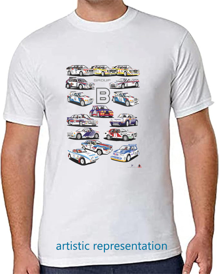 Group B Rally Art T Shirt