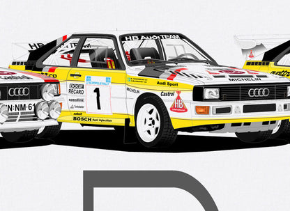 Group B Rally Art T Shirt Close Up