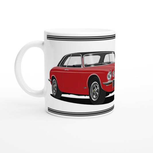 Jaguar XJ12C in Red Art Mug