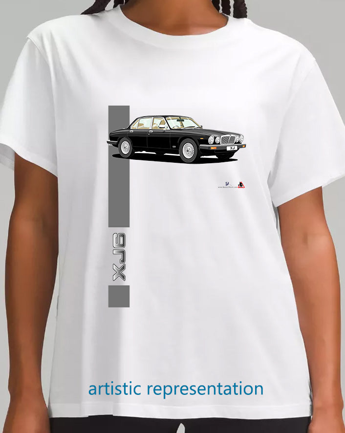 Jaguar XJ6 Mk3 in Black T Shirt