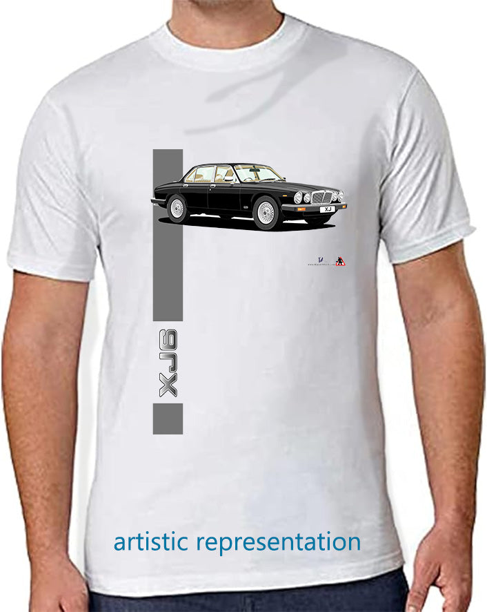 Jaguar XJ6 Mk3 in Black T Shirt