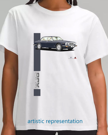 Jaguar XJ6 Mk3 in Blue T Shirt