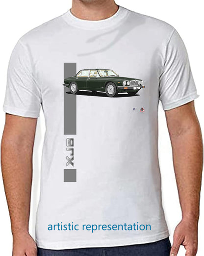 Jaguar XJ6 Mk3 in Green T Shirt