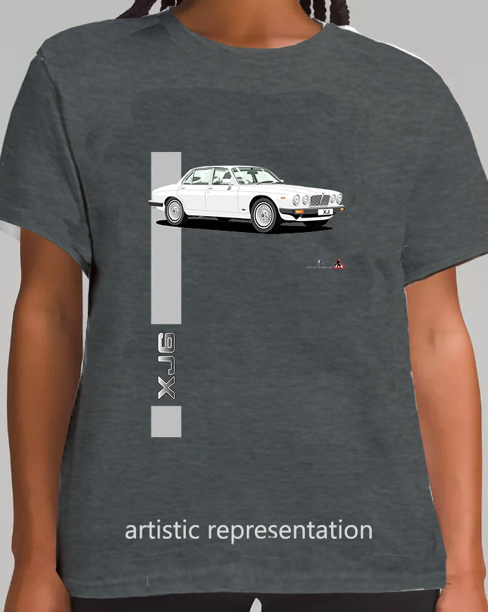 Jaguar XJ6 Mk3 in White T Shirt