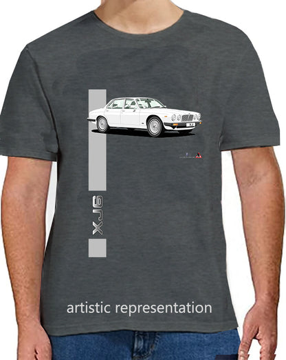 Jaguar XJ6 Mk3 in White T Shirt