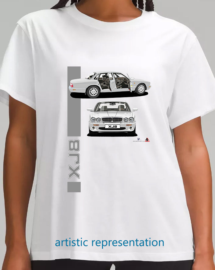 Jaguar XJ8 in Silver T Shirt