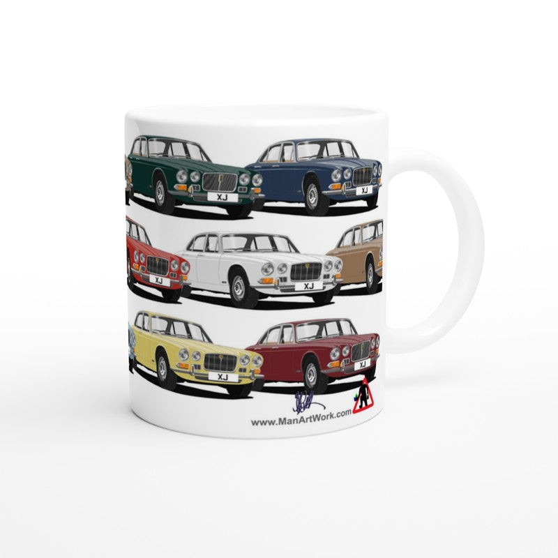 Jaguar XJ Series 1 Multi Car Mug