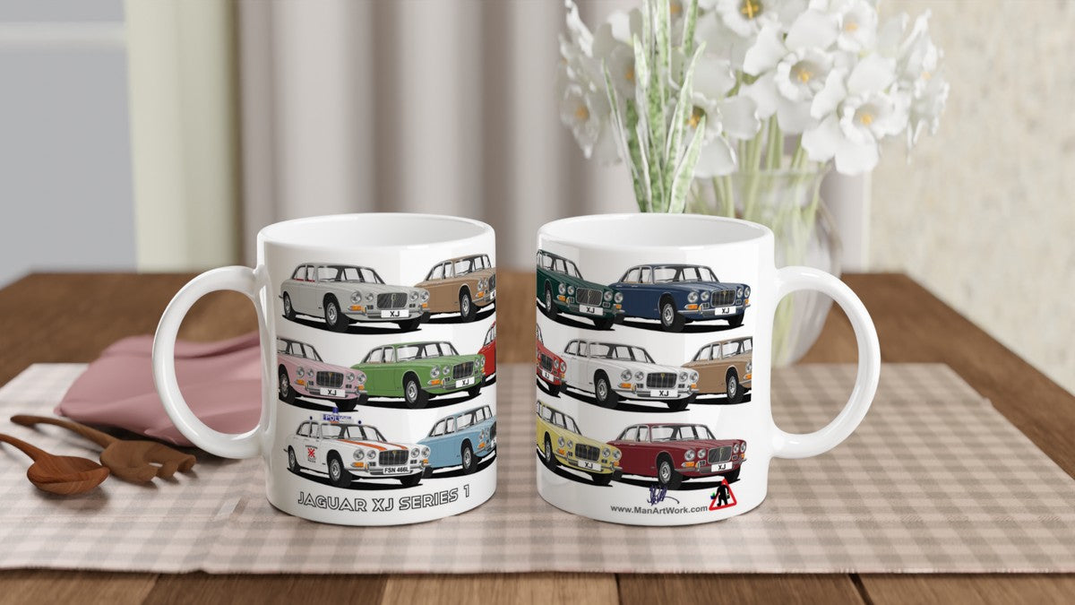 Jaguar XJ Series 1 Multi Car Mug