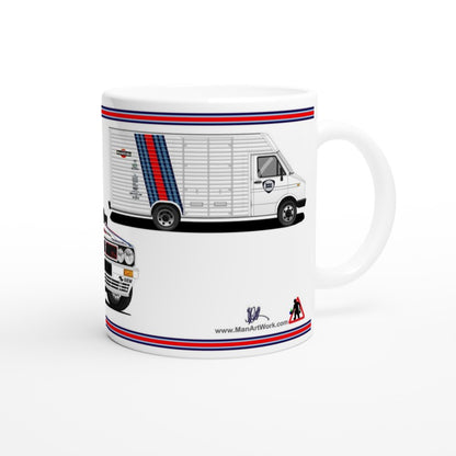 Lancia Delta HF Rally Car Mug