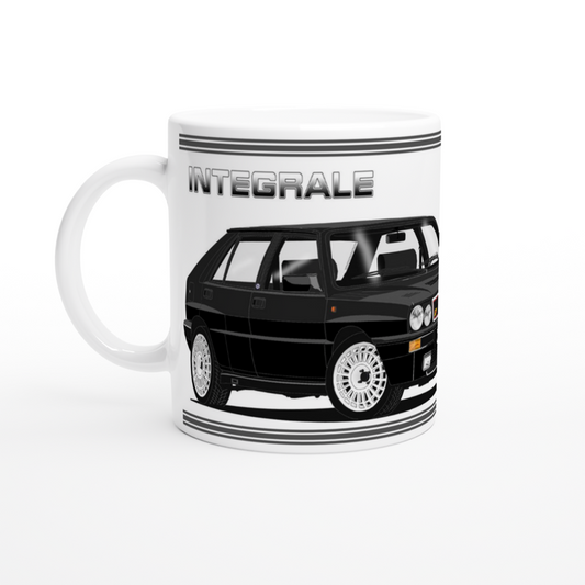 Lancia Delta Integrale in Black Car Mug