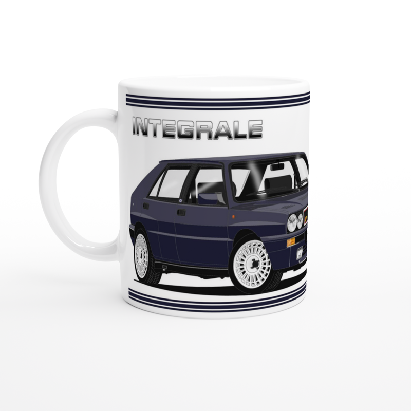 Lancia Delta Integrale in Blue Car Mug