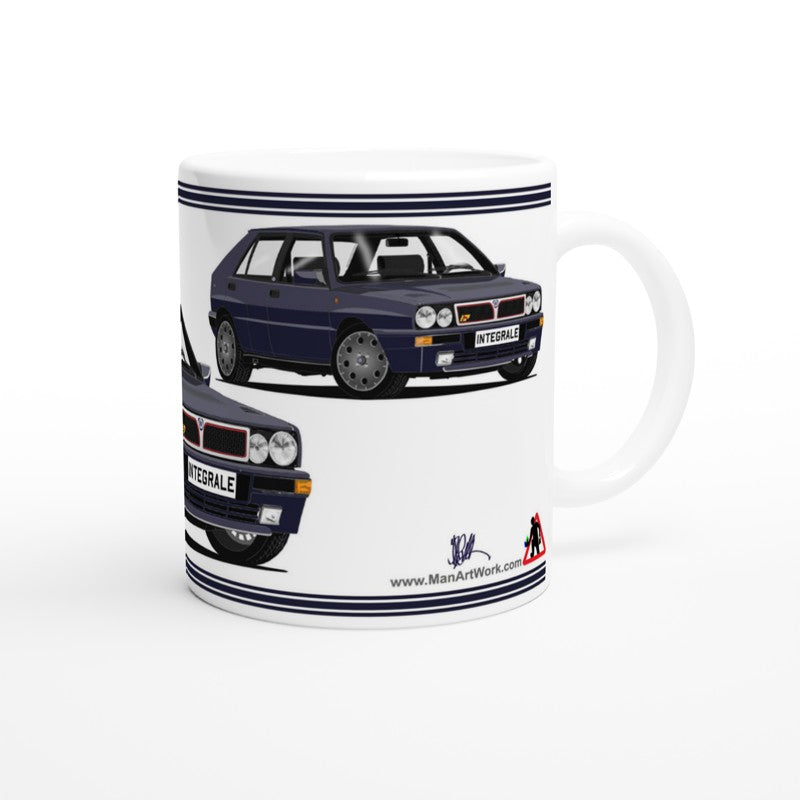 Lancia Delta Integrale in Blue Car Mug