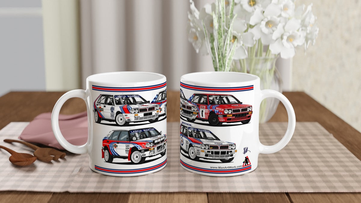 Lancia Delta Rally Car Collection Mug