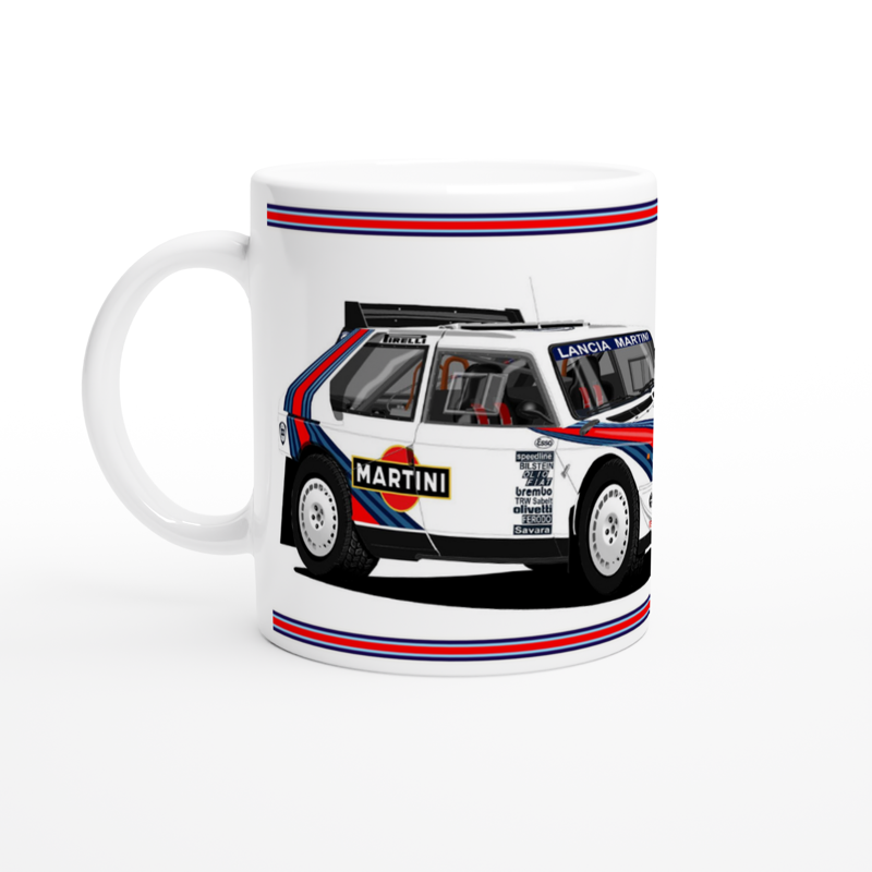 Lancia Delta S4 Rally Car Mug