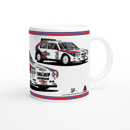 Lancia Delta S4 Rally Car Mug