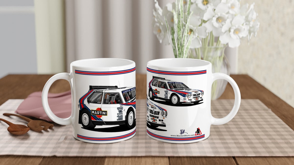 Lancia Delta S4 Rally Car Mug