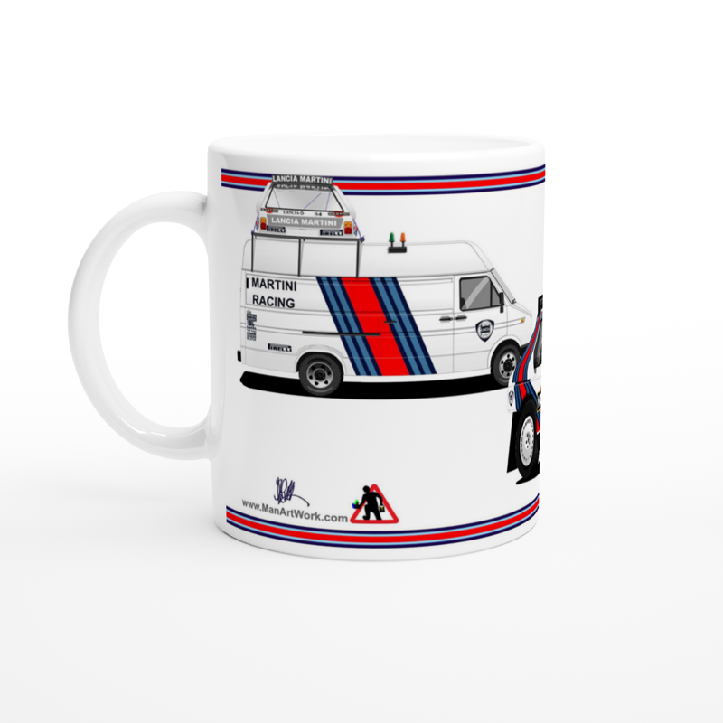 Lancia Delta S4 Rally Car with van Mug