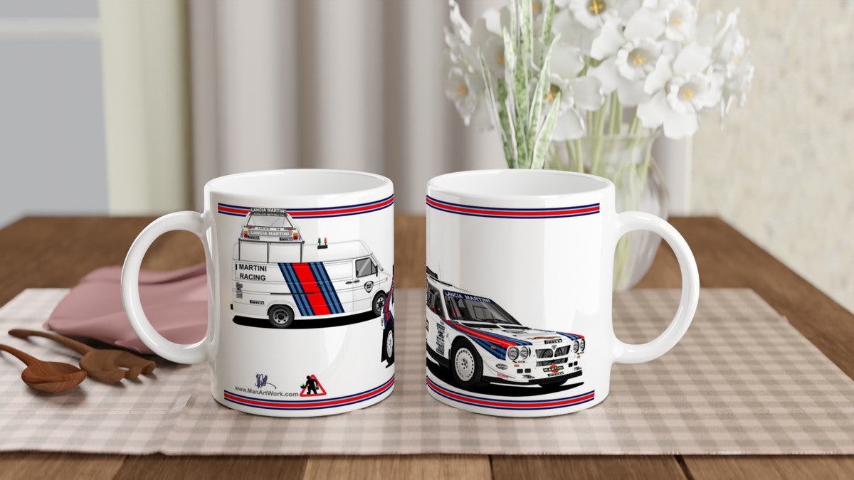 Lancia Delta S4 Rally Car with van Mug