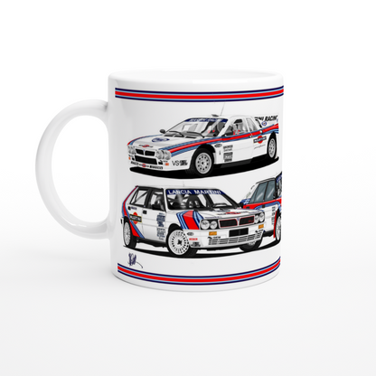 Lancia Martini Rally Cars Mug